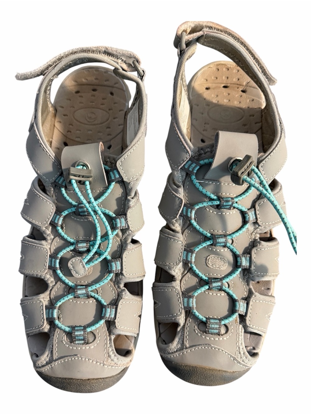 Magellan Sequoia Women's 10B Gray Sandals Outdoors Hiking Camping Sport 155876